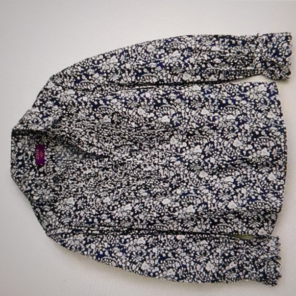 J. Crew Liberty Scalloped Popover in Summer Blooms Size XXS - Picture 4 of 12